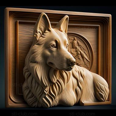 3D model st Maremmo Abruzzi Shepherd dog (STL)